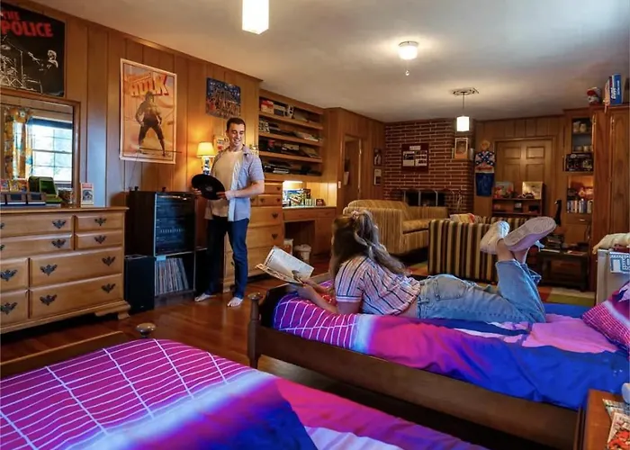 Bed & Breakfast 1980's Themed With Massive 80's Arcade *