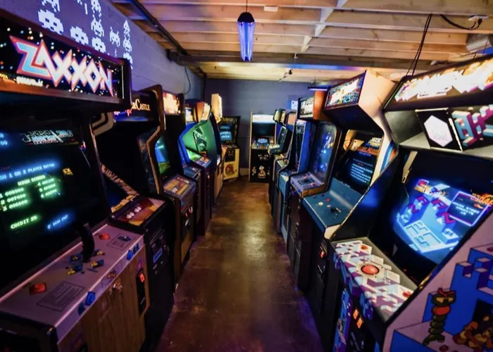 Bed & Breakfast 1980's Themed With Massive 80's Arcade